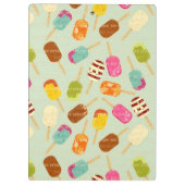 Ice Cream Pattern Klembord (Achterkant)