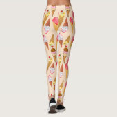 Ice Cream Pattern Leggings (Achterkant)