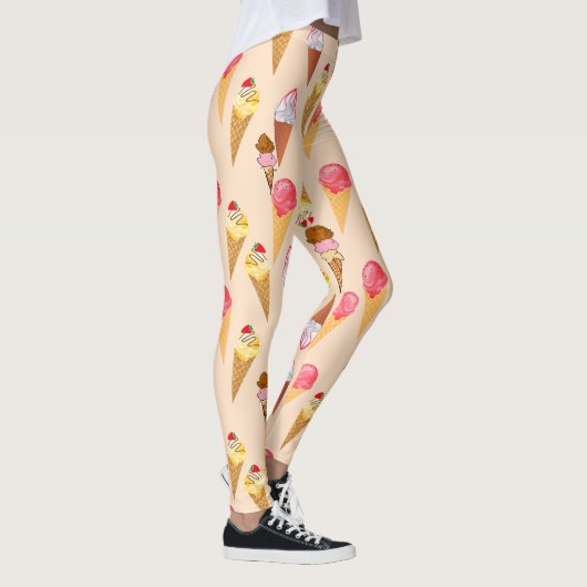 Ice Cream Pattern Leggings (Rechts)