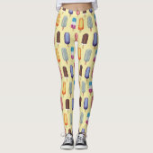 Ice Cream Pattern Leggings (Voorkant)