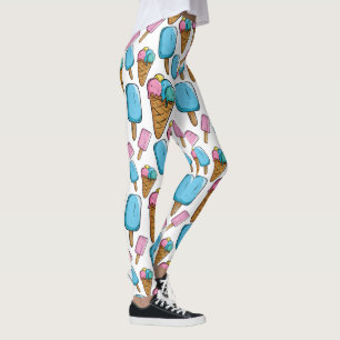 Ice Cream Pattern-leggings Leggings