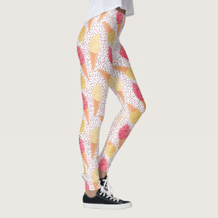 Ice Cream Pattern-leggings Leggings