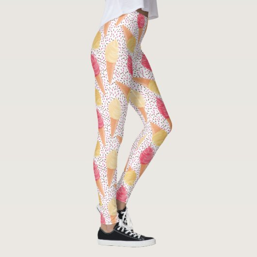 Ice Cream Pattern-leggings Leggings (Rechts)