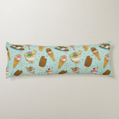 Ice Cream Pattern Lichaamskussen (Achterkant)