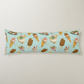 Ice Cream Pattern Lichaamskussen (Voorkant)