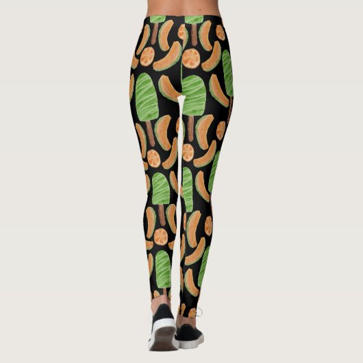 Ice cream pattern | Lollies pattern | lollipop 12 Leggings (Achterkant)