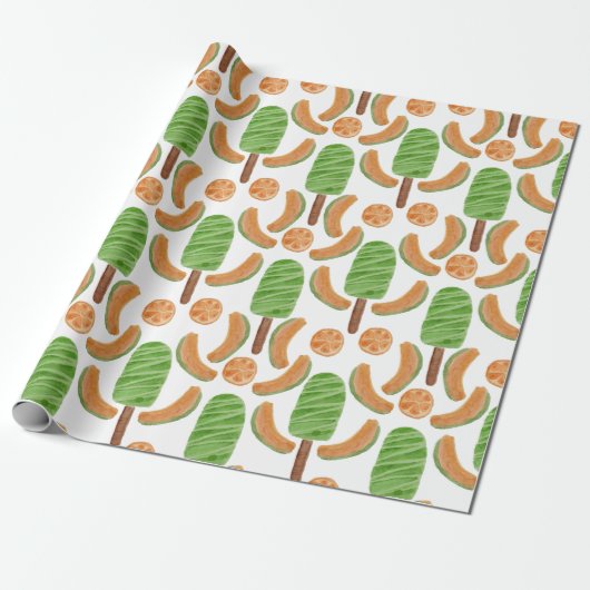 Ice cream pattern | Lollies pattern | lollipop 17 Cadeaupapier (Uitgerold)