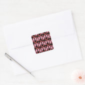 Ice cream pattern | Lollies pattern | lollipop 1 Vierkante Sticker (Envelop)
