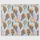 Ice cream pattern | Lollies pattern | lollipop 25 Cadeaupapier (Vlak)