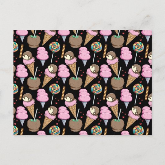 Ice cream pattern | Lollies pattern | lollipop 28 Briefkaart (Voorkant)