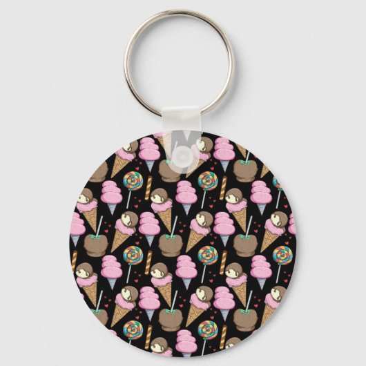 Ice cream pattern | Lollies pattern | lollipop 28 Sleutelhanger (Voorkant)