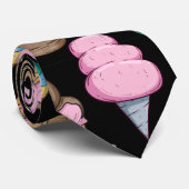 Ice cream pattern | Lollies pattern | lollipop 28 Stropdas (Opgerold)