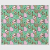 Ice cream pattern | Lollies pattern | lollipop 29 Cadeaupapier (Vlak)