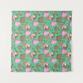 Ice cream pattern | Lollies pattern | lollipop 29 Wandkleed (Voorkant (horizontaal))