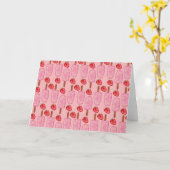 Ice cream pattern | Lollies pattern | lollipop 2 Kaart (Gele Bloem)