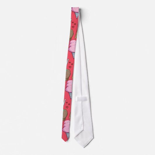Ice cream pattern | Lollies pattern | lollipop 31 Stropdas (Achterkant)