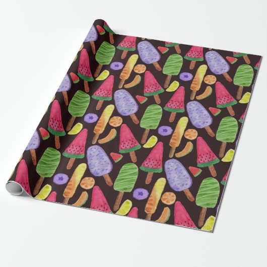 Ice cream pattern | Lollies pattern | lollipop 4 Cadeaupapier (Uitgerold)