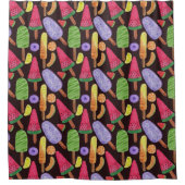 Ice cream pattern | Lollies pattern | lollipop 4 Douchegordijn (Voorkant)
