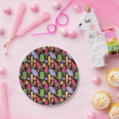 Ice cream pattern | Lollies pattern | lollipop 4 Papieren Bordje (Feest)