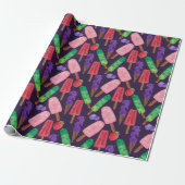 Ice cream pattern | Lollies pattern | lollipop 6 Cadeaupapier (Uitgerold)