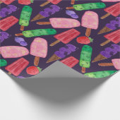 Ice cream pattern | Lollies pattern | lollipop 6 Cadeaupapier (Hoek)
