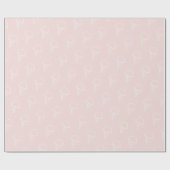 Ice Cream Pattern Modern Pink Cadeaupapier (Vlak)