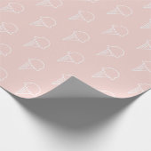Ice Cream Pattern Modern roze inpakpapier (Hoek)
