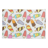 Ice Cream Pattern-patroontrappen Kussensloop (Achterkant)