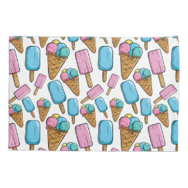 Ice Cream Pattern-patroontrappen Kussensloop