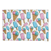 Ice Cream Pattern-patroontrappen Kussensloop (Voorkant)