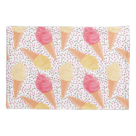 Ice Cream Pattern-patroontrappen Kussensloop