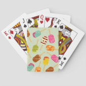 Ice Cream Pattern Pokerkaarten (Achterkant)