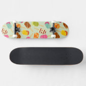 Ice Cream Pattern Skateboard (Horizontaal)