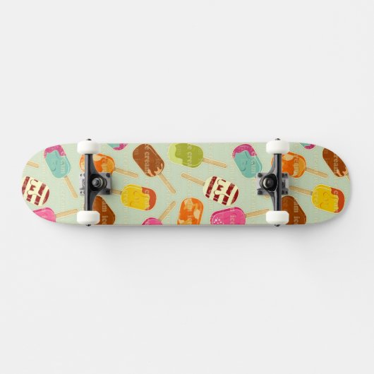 Ice Cream Pattern Skateboard (Horizontaal)