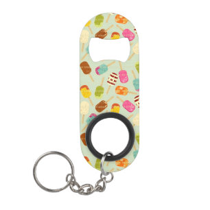 Ice Cream Pattern Sleutelhanger Flessenopener