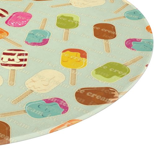 Ice Cream Pattern Snijplank (Hoek)