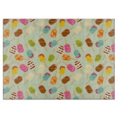Ice Cream Pattern Snijplank (Voorkant)