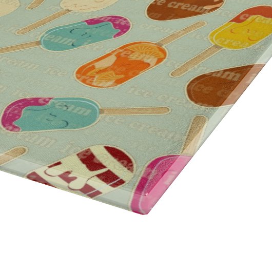 Ice Cream Pattern Snijplank (Hoek)