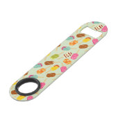 Ice Cream Pattern Speed Flessenopener (Achterkant Gekanteld)