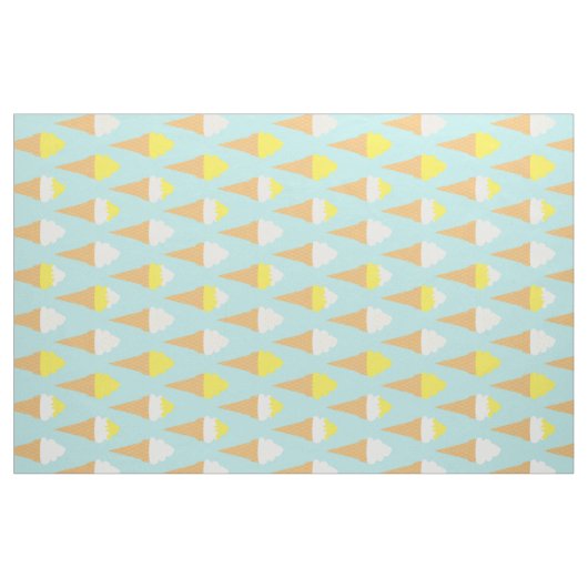 Ice Cream Pattern Stof (Yard (91,4 cm))