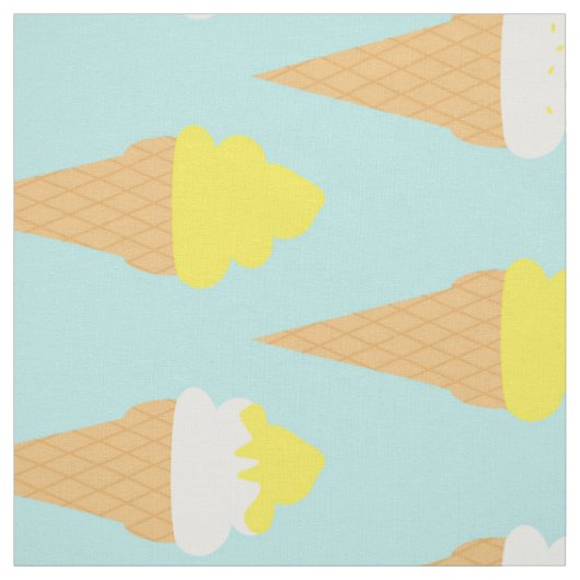 Ice Cream Pattern Stof (Swatch)