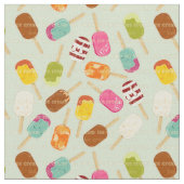 Ice Cream Pattern Stof (Close Up)