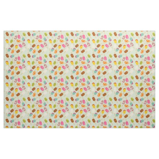 Ice Cream Pattern Stof (Fat Quarter)