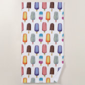 Ice Cream Pattern Strandlaken (Voorkant)