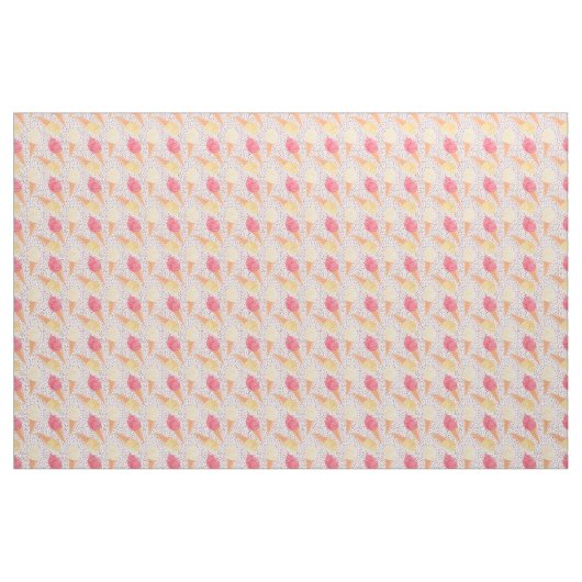 Ice Cream Pattern-structuur Stof (Yard (91,4 cm))