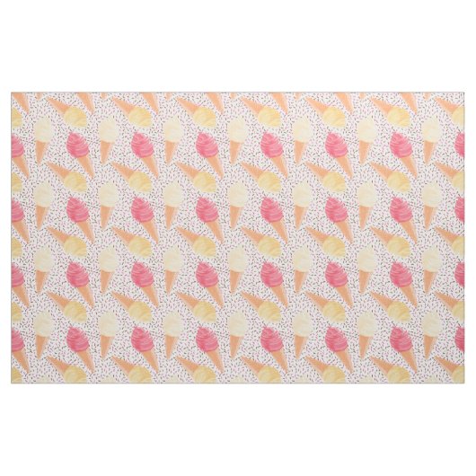 Ice Cream Pattern-structuur Stof (Fat Quarter)