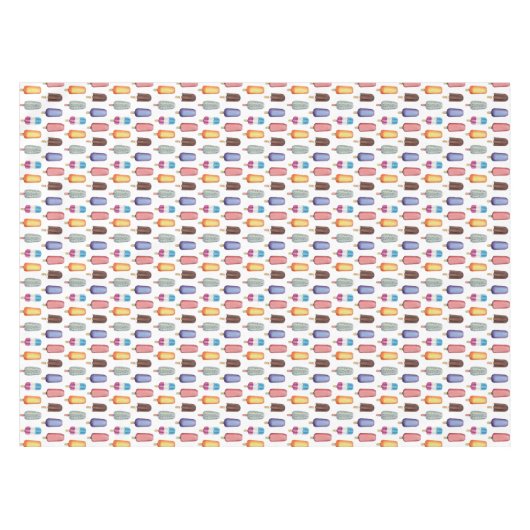 Ice Cream Pattern Tafelkleed (Voorkant (Horizontaal))