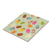 Ice Cream Pattern Tegeltje (Zijkant)
