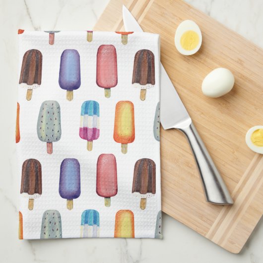 Ice Cream Pattern Theedoek (Quarter Fold)