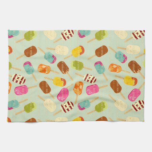 Ice Cream Pattern Theedoek (Horizontaal)